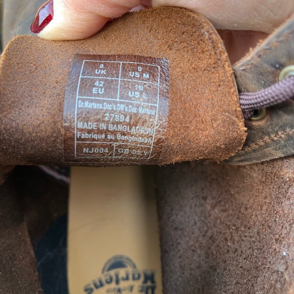 Doc Martens 1460 Bex Crazy Horse Brown. Men’s 9. Women’s 10. - Picture 8 of 8